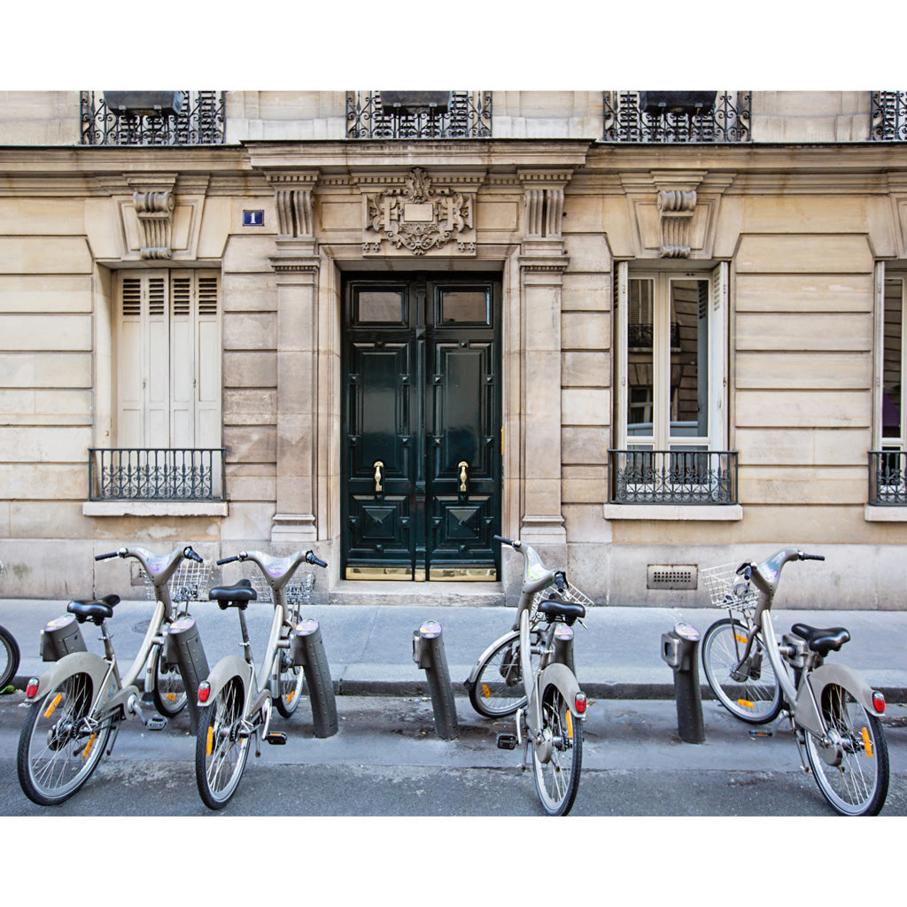 Paris Bicycles | France Wall Art Print