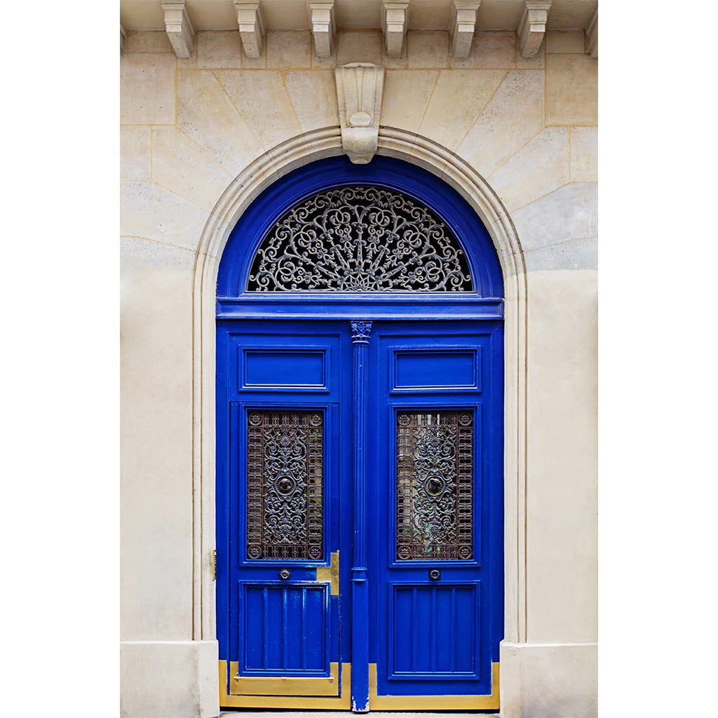 BLUE LACE DOOR | Paris Photography Print