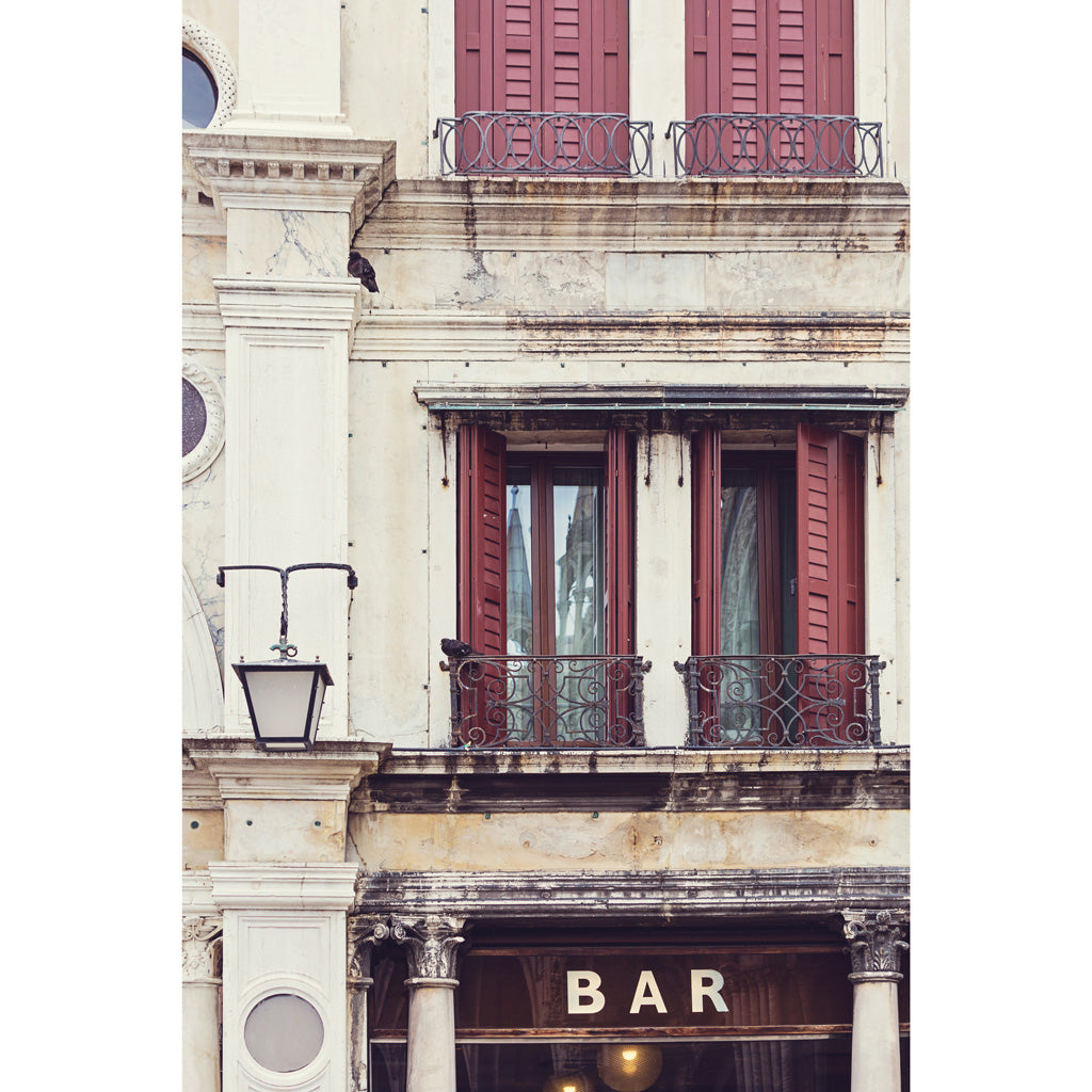 Bar in Venice | Venice Wall Art Photography Print 2x3