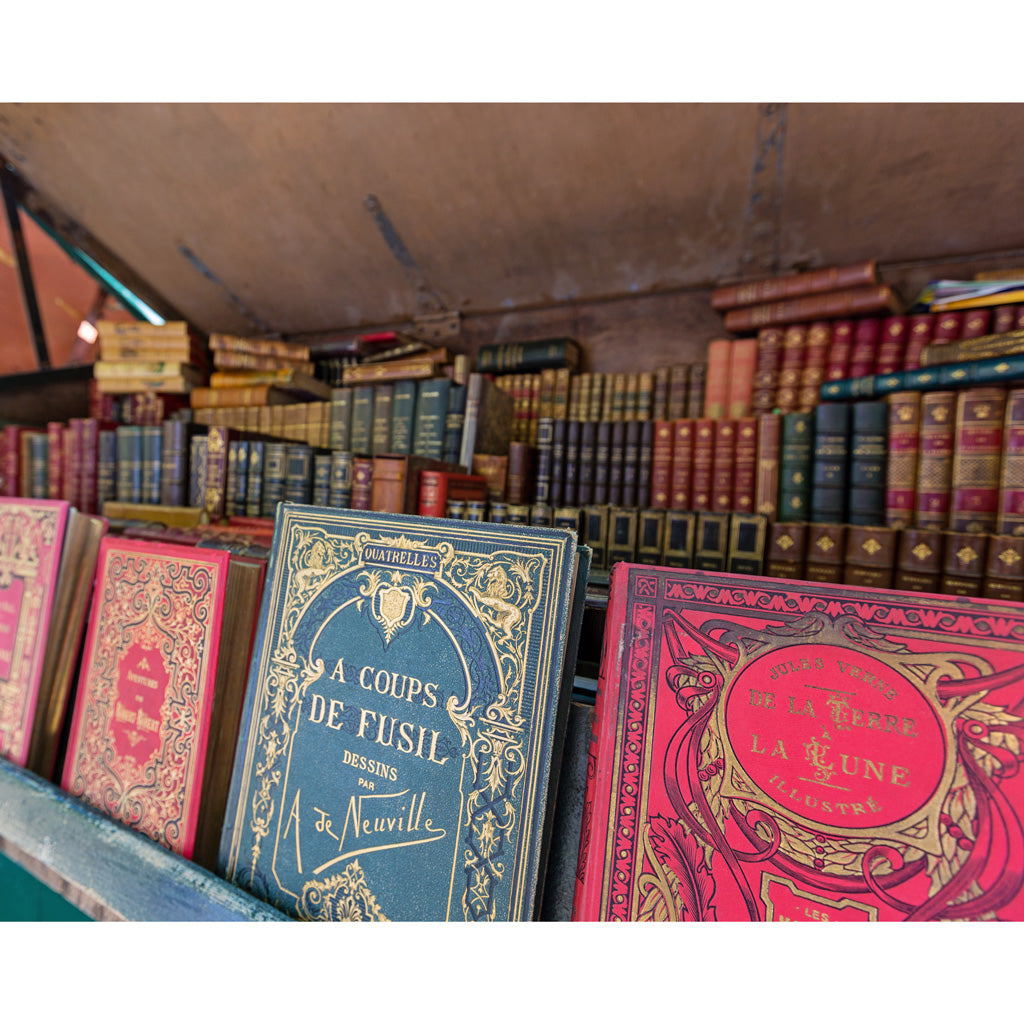 Books Along the Seine - Paris Photograph 4x5