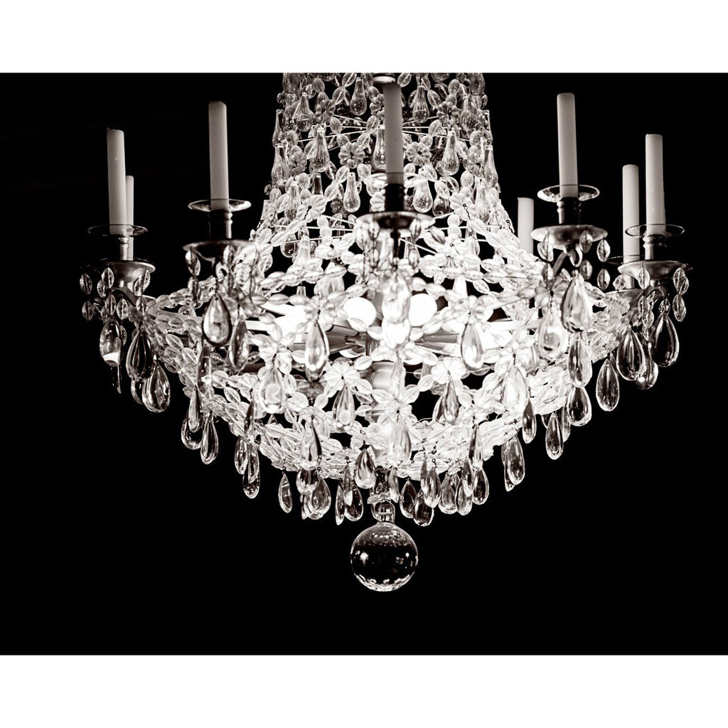Darkness and Light Chandelier Photography 4x5