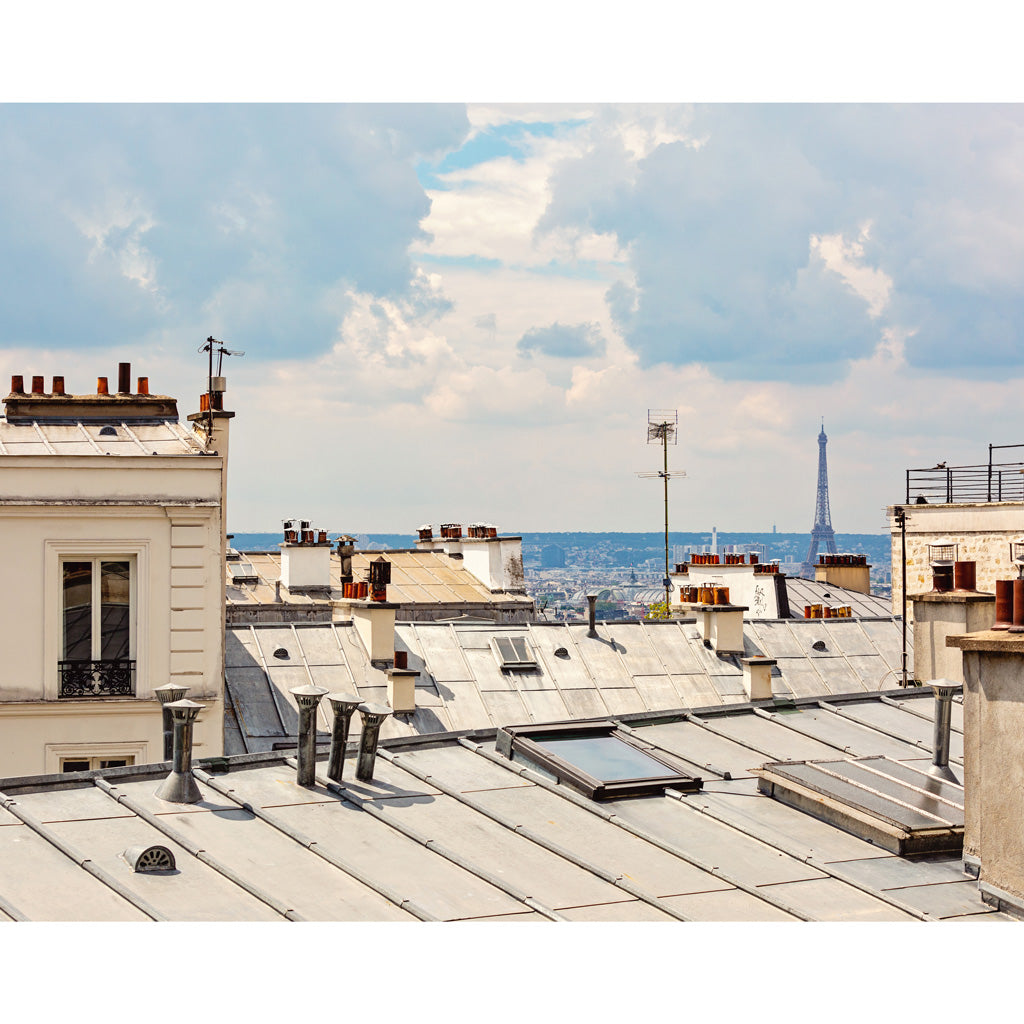 Eiffel View from Montmartre Photography Print 4x5