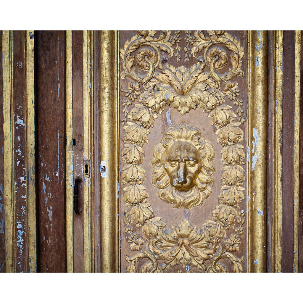 Door in Fontainebleau France 4x5