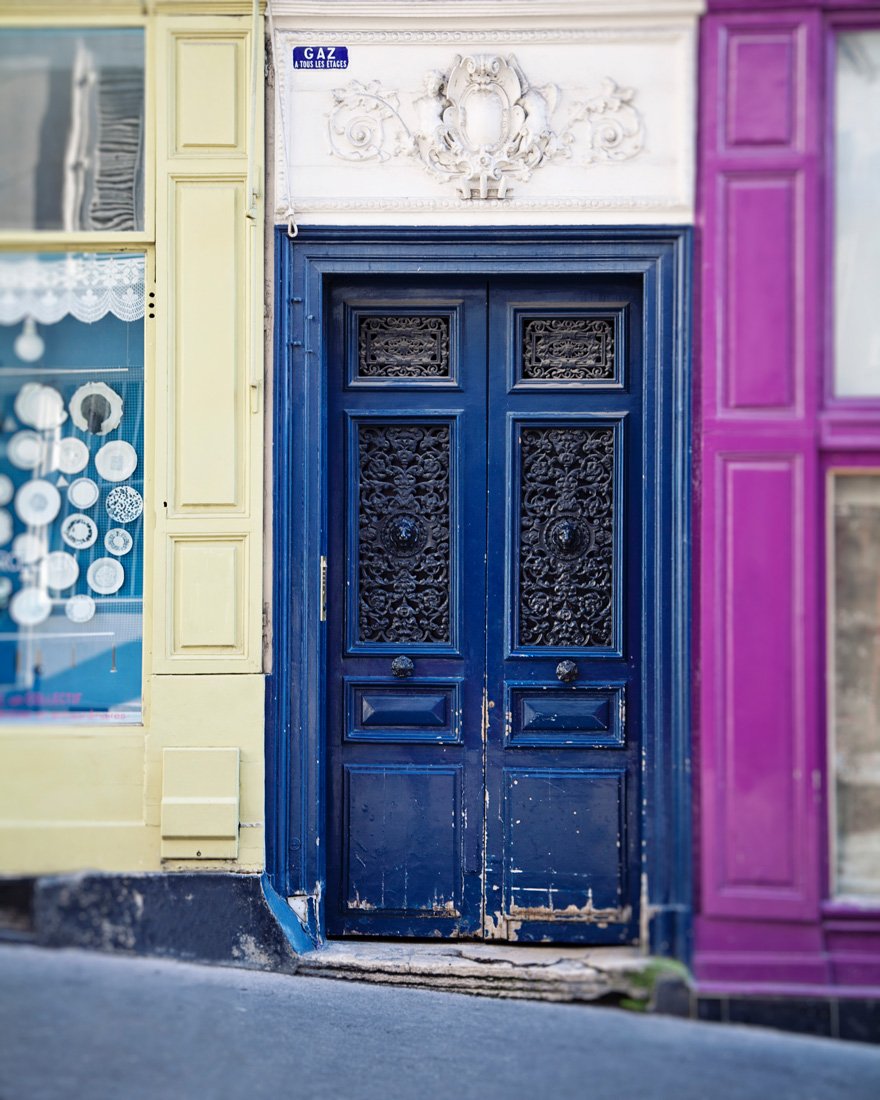 Montmartre Colors | Fine Art Paris Door Photography