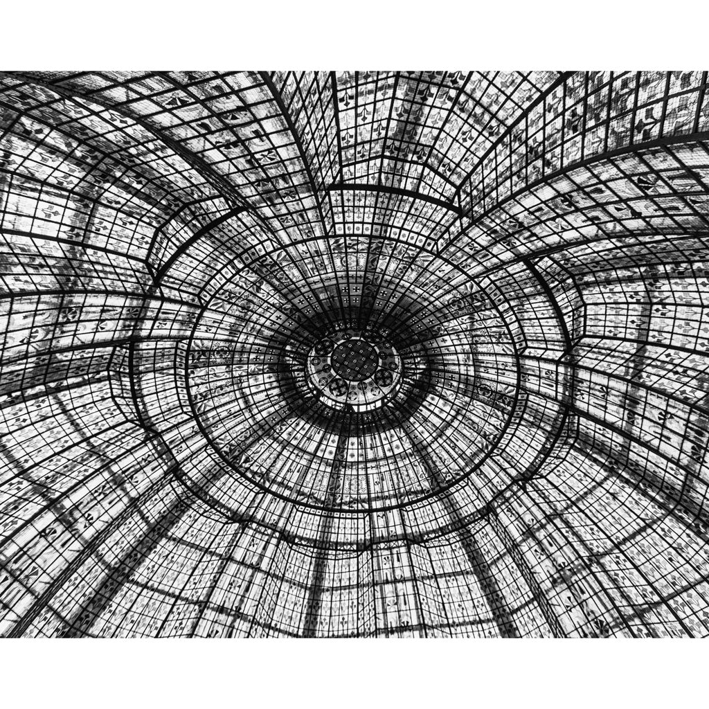 Paris Ceilings Photography Print Black and White 4x5
