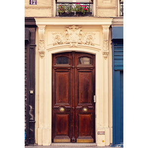 Paris Doors Harvest Basket Photograph 2x3