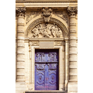 Purple Doors in Paris, France