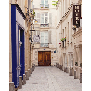 Rue Git-le-Coeur Paris Street Scene 4x5