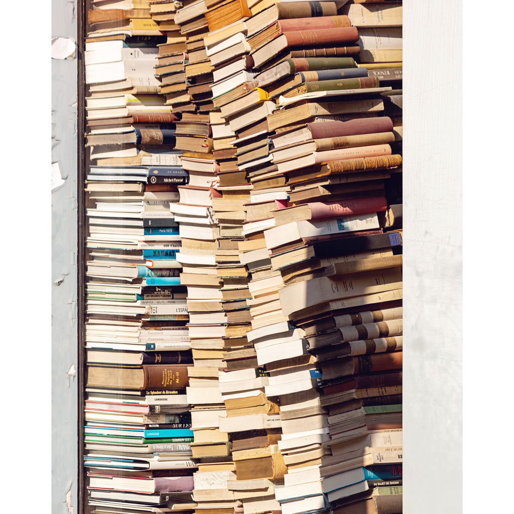 Stacks Book Photography Print 4x5