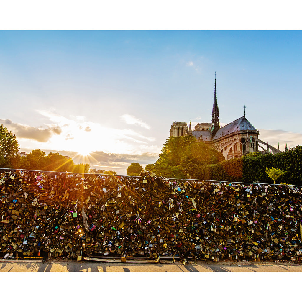 Sunset at Notre Dame Photography Print 4x5