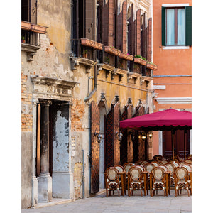 Venetian Cafe Photography Print 4x5