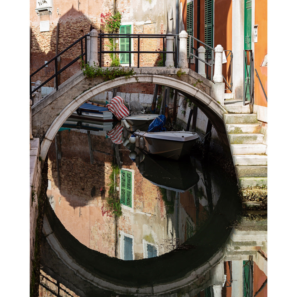 Venice Bridge Reflections Photography Print 4x5