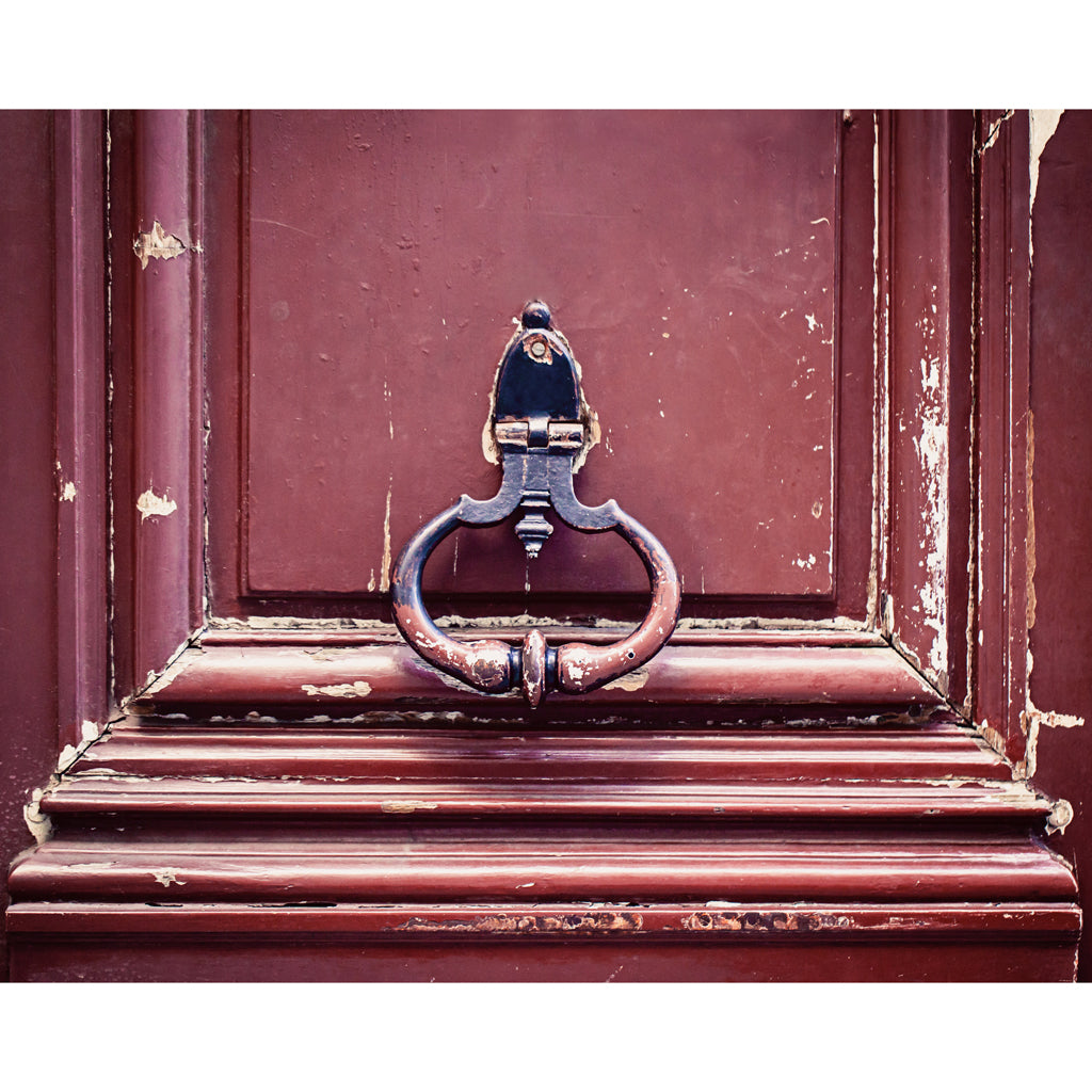 Vintage Paris Door Knocker Print