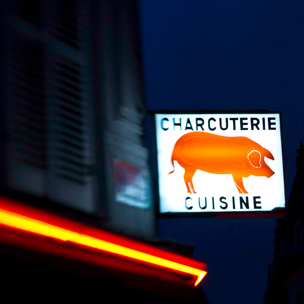 CHARCUTERIE CUISINE Square Art Print