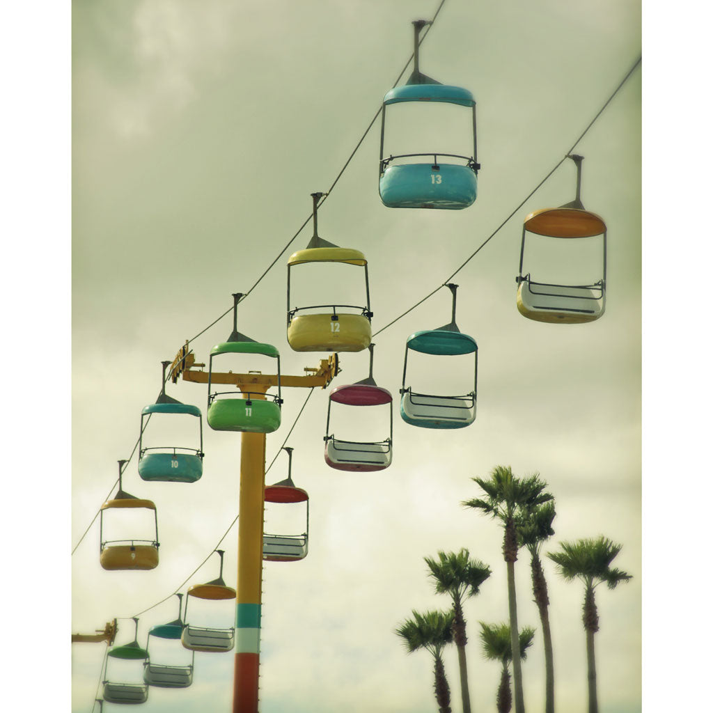 Going Places | Santa Cruz Boardwalk Ride Wall Art