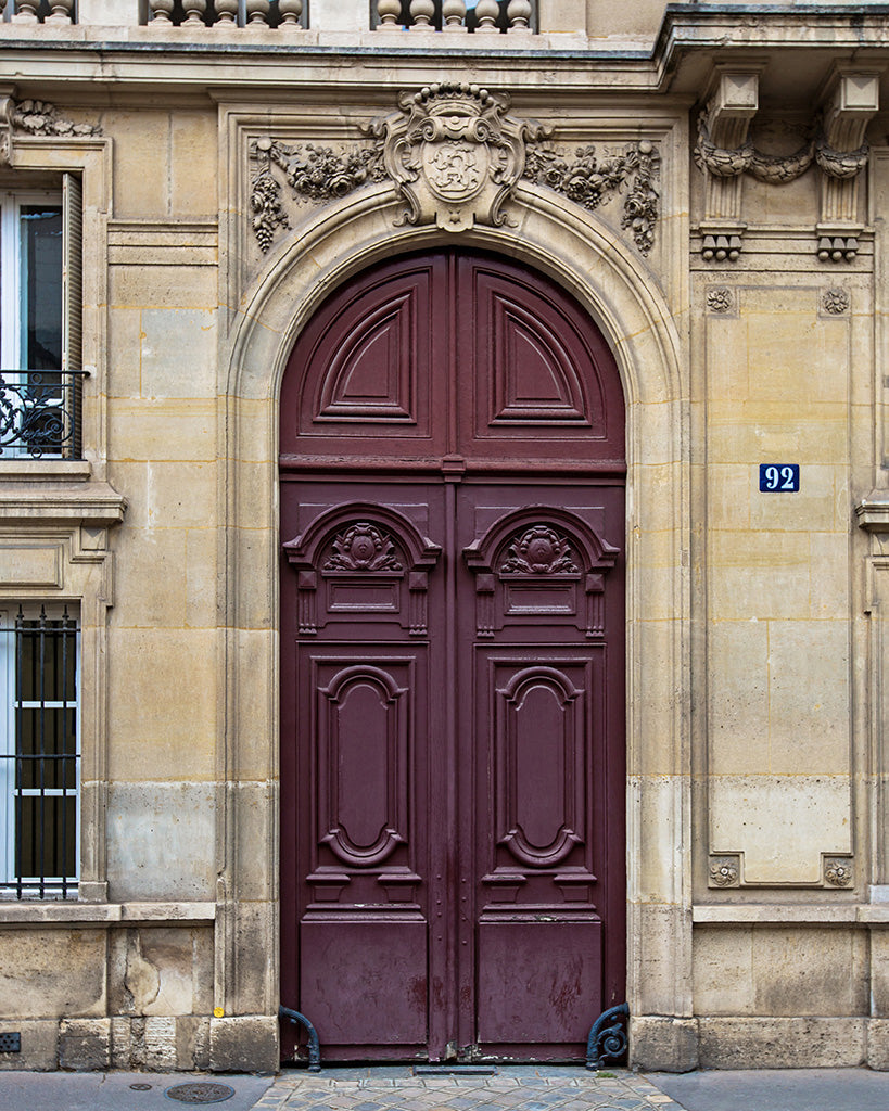 Plum Door in Paris France | Paris Photography by Melanie Alexandra