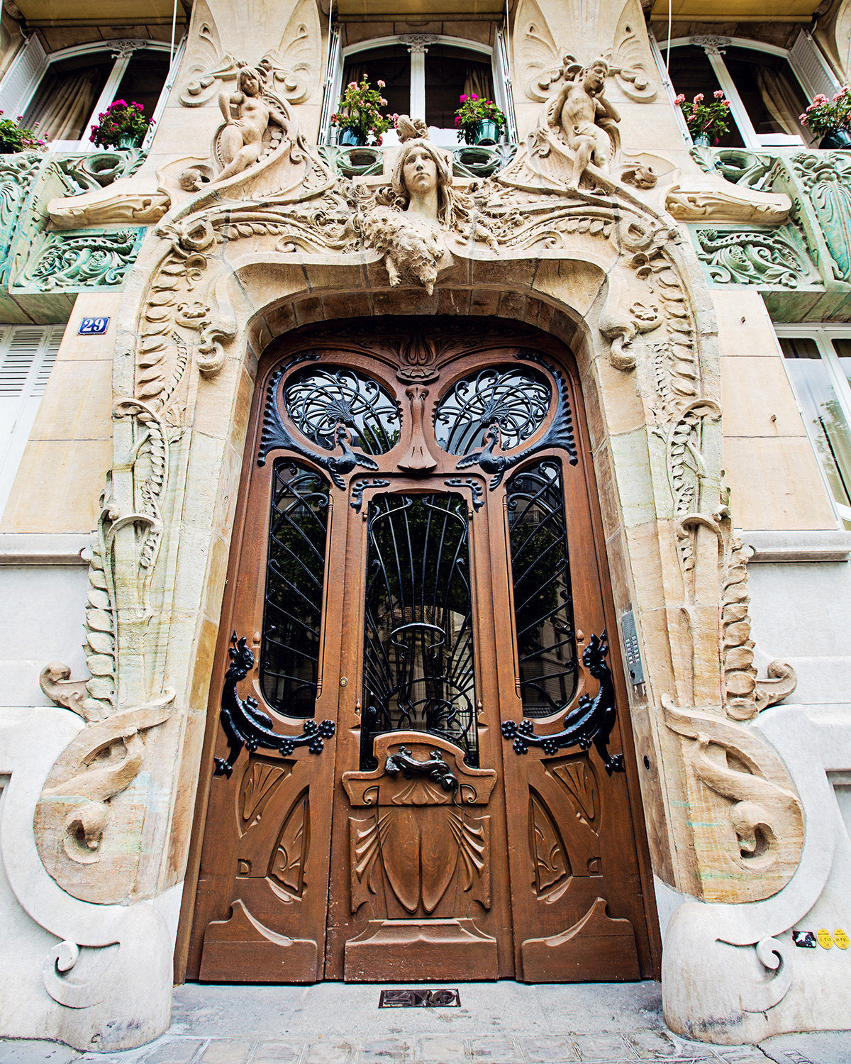 PARIS ART NOUVEAU DOORS | Paris Photography Prints by Melanie Alexandra